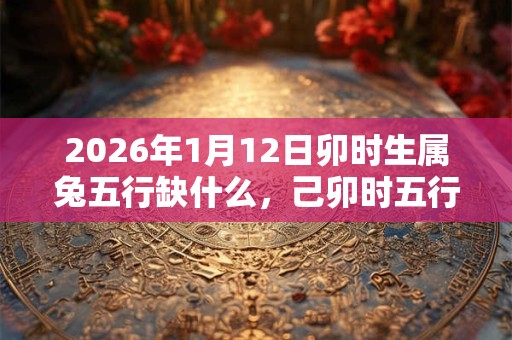 2026年1月12日卯时生属兔五行缺什么,己卯时五行缺什么 2026年1月12日卯时生属兔五行缺什么,己卯时五行缺什么