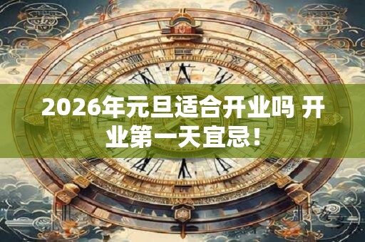 2026年元旦适合开业吗 开业第一天宜忌! 2026年元旦适合开业吗 开业第一天宜忌!
