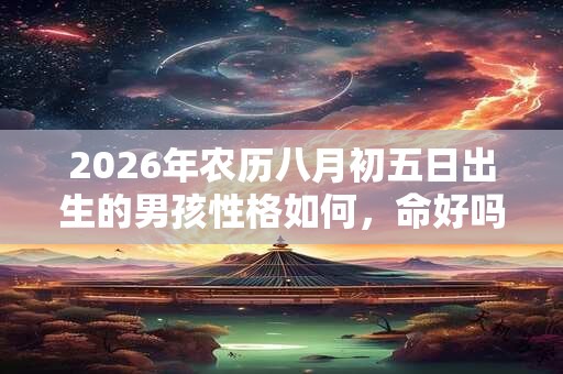2026年农历八月初五日出生的男孩性格如何，命好吗？