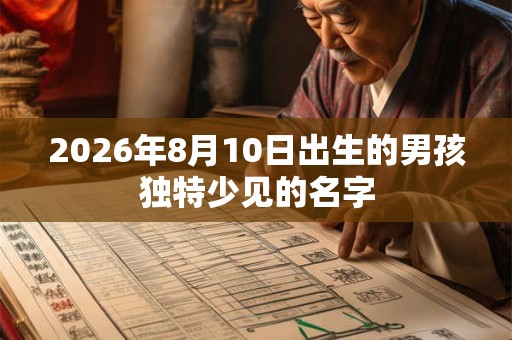 2026年8月10日出生的男孩独特少见的名字