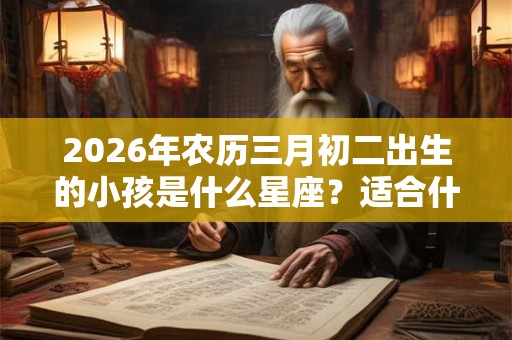 2026年农历三月初二出生的小孩是什么星座？适合什么职业？