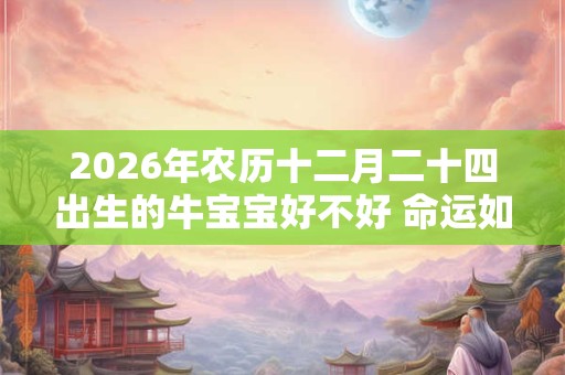 2026年农历十二月二十四出生的牛宝宝好不好 命运如何