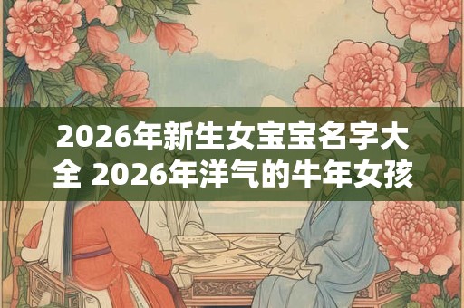 2026年新生女宝宝名字大全 2026年洋气的牛年女孩名字