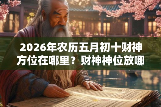2026年农历五月初十财神方位在哪里？财神神位放哪里？