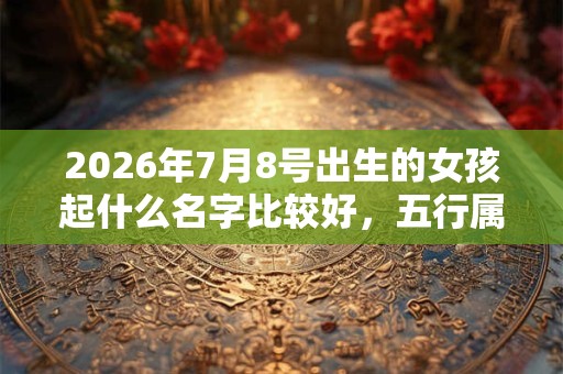 2026年7月8号出生的女孩起什么名字比较好,五行属什么 2026年7月8号出生的女孩起什么名字比较好,五行属什么