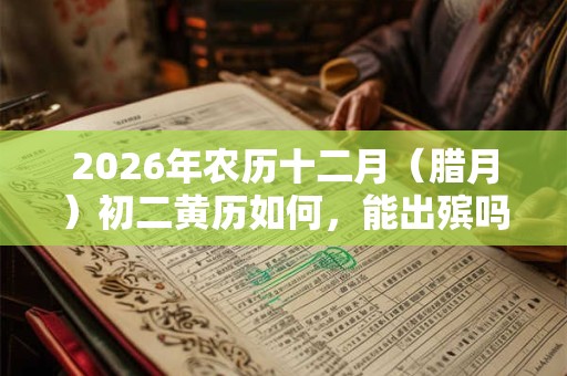 2026年农历十二月（腊月）初二黄历如何，能出殡吗？