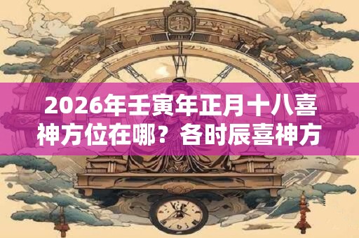 2026年壬寅年正月十八喜神方位在哪？各时辰喜神方位解析