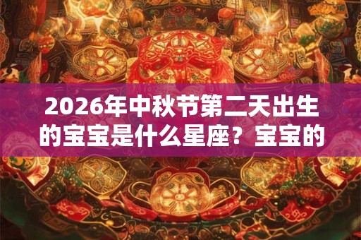 2026年中秋节第二天出生的宝宝是什么星座？宝宝的幸运色是什么？