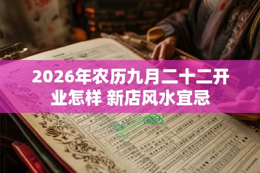 2026年农历九月二十二开业怎样 新店风水宜忌 2026年农历九月二十二开业怎样 新店风水宜忌