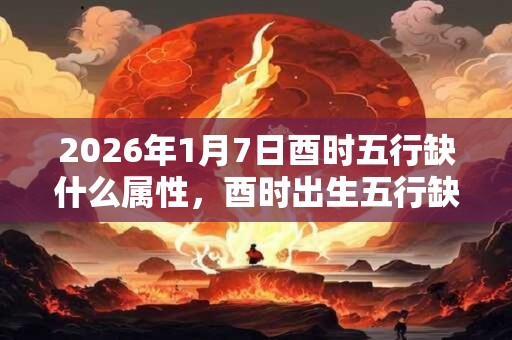 2026年1月7日酉时五行缺什么属性，酉时出生五行缺什么