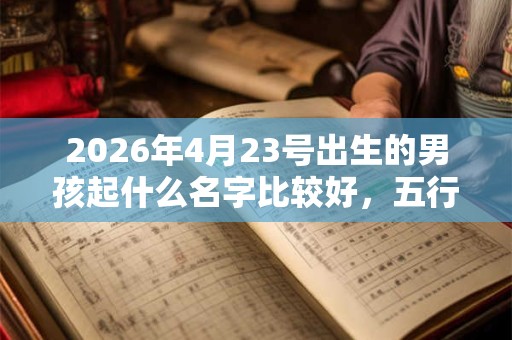 2026年4月23号出生的男孩起什么名字比较好,五行属什么 2026年4月23号出生的男孩起什么名字比较好,五行属什么