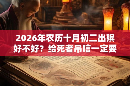 2026年农历十月初二出殡好不好?给死者吊唁一定要自己出钱? 2026年农历十月初二出殡好不好?给死者吊唁一定要自己出钱?