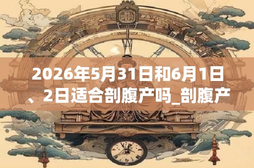 2026年5月31日和6月1日、2日适合剖腹产吗_剖腹产吉利吗