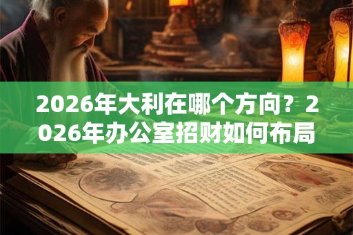 2026年大利在哪个方向？2026年办公室招财如何布局
