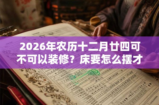 2026年农历十二月廿四可不可以装修？床要怎么摆才是吉利的？