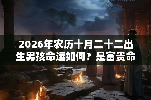 2026年农历十月二十二出生男孩命运如何？是富贵命吗？