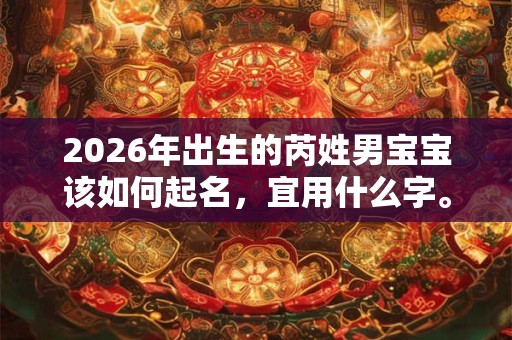 2026年出生的芮姓男宝宝该如何起名，宜用什么字。