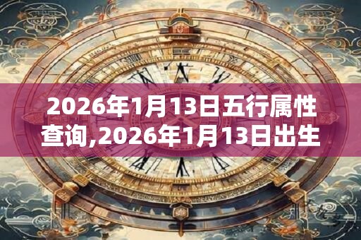 2026年1月13日五行属性查询,2026年1月13日出生五行属什么