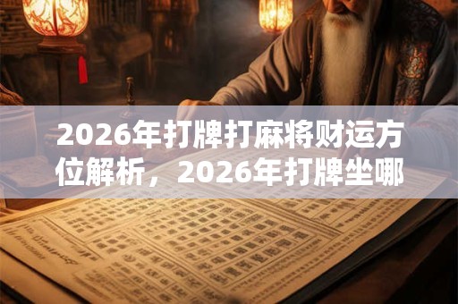 2026年打牌打麻将财运方位解析，2026年打牌坐哪个方位好？