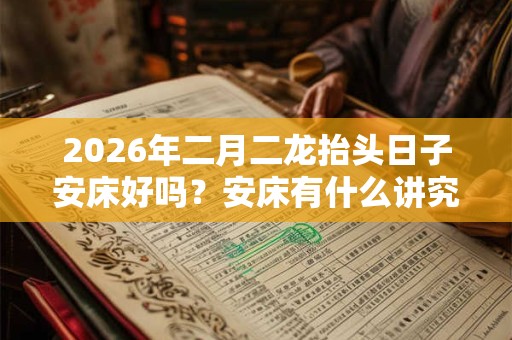 2026年二月二龙抬头日子安床好吗？安床有什么讲究？