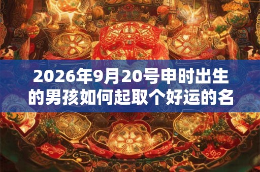 2026年9月20号申时出生的男孩如何起取个好运的名字和五行属性 2026年9月20号申时出生的男孩如何起取个好运的名字和五行属性