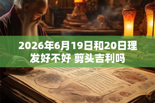 2026年6月19日和20日理发好不好 剪头吉利吗