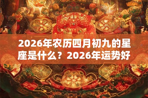 2026年农历四月初九的星座是什么？2026年运势好不好？