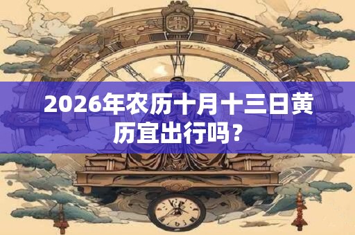2026年农历十月十三日黄历宜出行吗? 2026年农历十月十三日黄历宜出行吗?