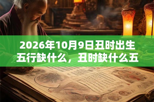 2026年10月9日丑时出生五行缺什么，丑时缺什么五行