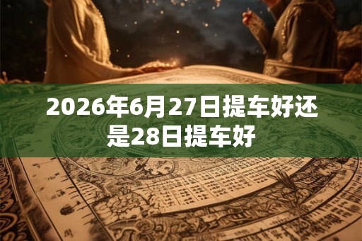 2026年6月27日提车好还是28日提车好