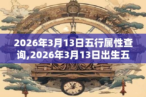 2026年3月13日五行属性查询,2026年3月13日出生五行属什么