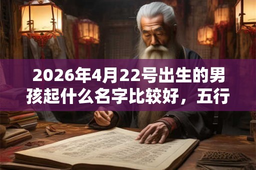 2026年4月22号出生的男孩起什么名字比较好,五行属什么 2026年4月22号出生的男孩起什么名字比较好,五行属什么