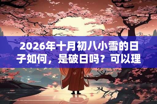 2026年十月初八小雪的日子如何，是破日吗？可以理发剪头发吗？