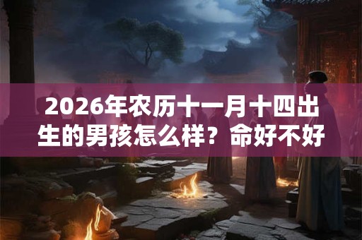2026年农历十一月十四出生的男孩怎么样？命好不好？