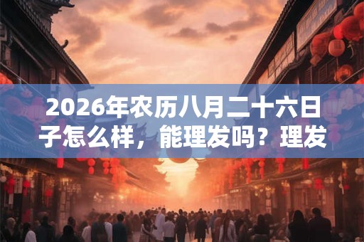 2026年农历八月二十六日子怎么样，能理发吗？理发注意事项？
