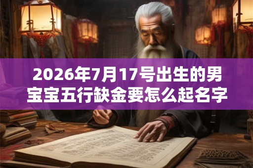 2026年7月17号出生的男宝宝五行缺金要怎么起名字 2026年7月17号出生的男宝宝五行缺金要怎么起名字