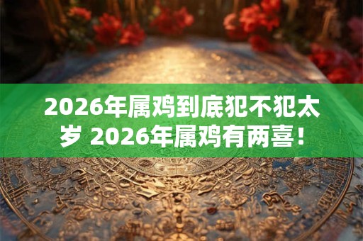 2026年属鸡到底犯不犯太岁 2026年属鸡有两喜！