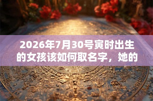 2026年7月30号寅时出生的女孩该如何取名字,她的五行八字又是什么? 2026年7月30号寅时出生的女孩该如何取名字,她的五行八字又是什么?