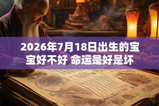 2026年7月18日出生的宝宝好不好 命运是好是坏