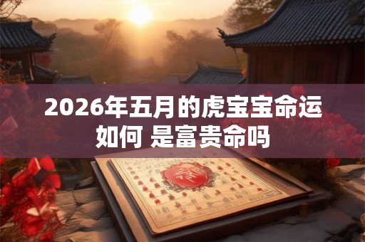 2026年五月的虎宝宝命运如何 是富贵命吗