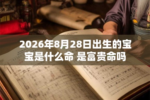 2026年8月28日出生的宝宝是什么命 是富贵命吗