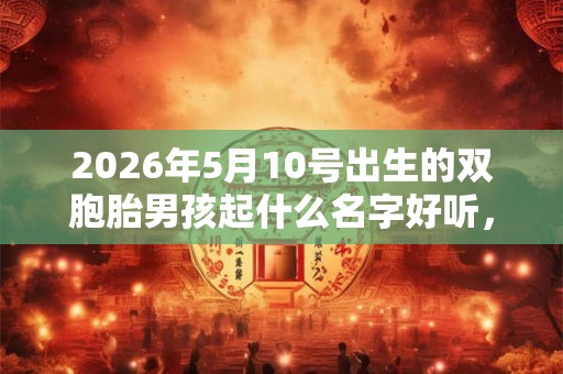 2026年5月10号出生的双胞胎男孩起什么名字好听,五行属什么 2026年5月10号出生的双胞胎男孩起什么名字好听,五行属什么
