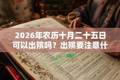 2026年农历十月二十五日可以出殡吗？出殡要注意什么？