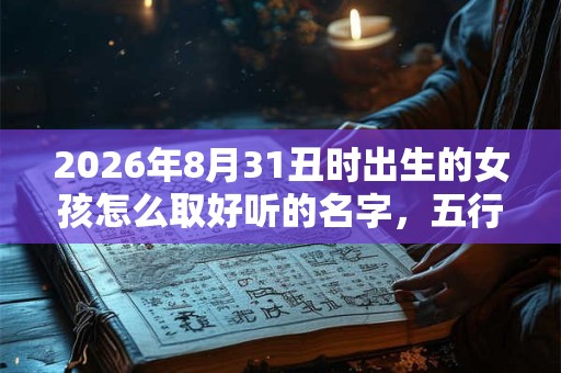 2026年8月31丑时出生的女孩怎么取好听的名字，五行属什么
