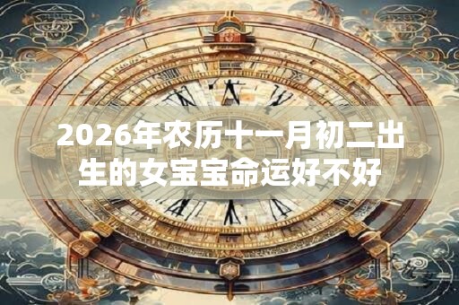 2026年农历十一月初二出生的女宝宝命运好不好 2026年农历十一月初二出生的女宝宝命运好不好