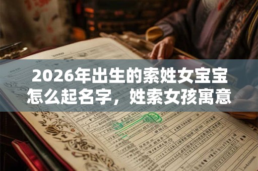 2026年出生的索姓女宝宝怎么起名字，姓索女孩寓意好的名字