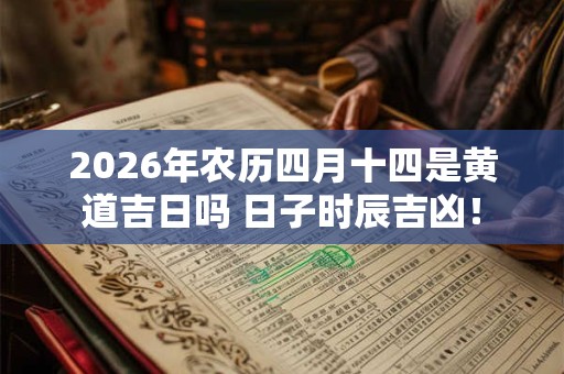 2026年农历四月十四是黄道吉日吗 日子时辰吉凶！