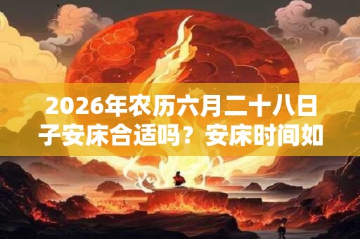 2026年农历六月二十八日子安床合适吗?安床时间如何? 2026年农历六月二十八日子安床合适吗?安床时间如何?