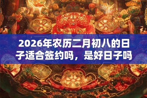 2026年农历二月初八的日子适合签约吗，是好日子吗？