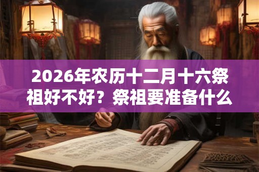2026年农历十二月十六祭祖好不好？祭祖要准备什么？